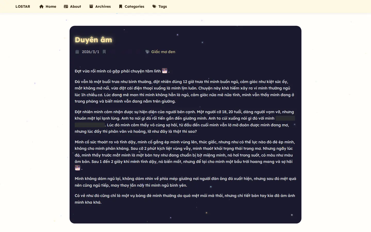 Lostar blog post detail