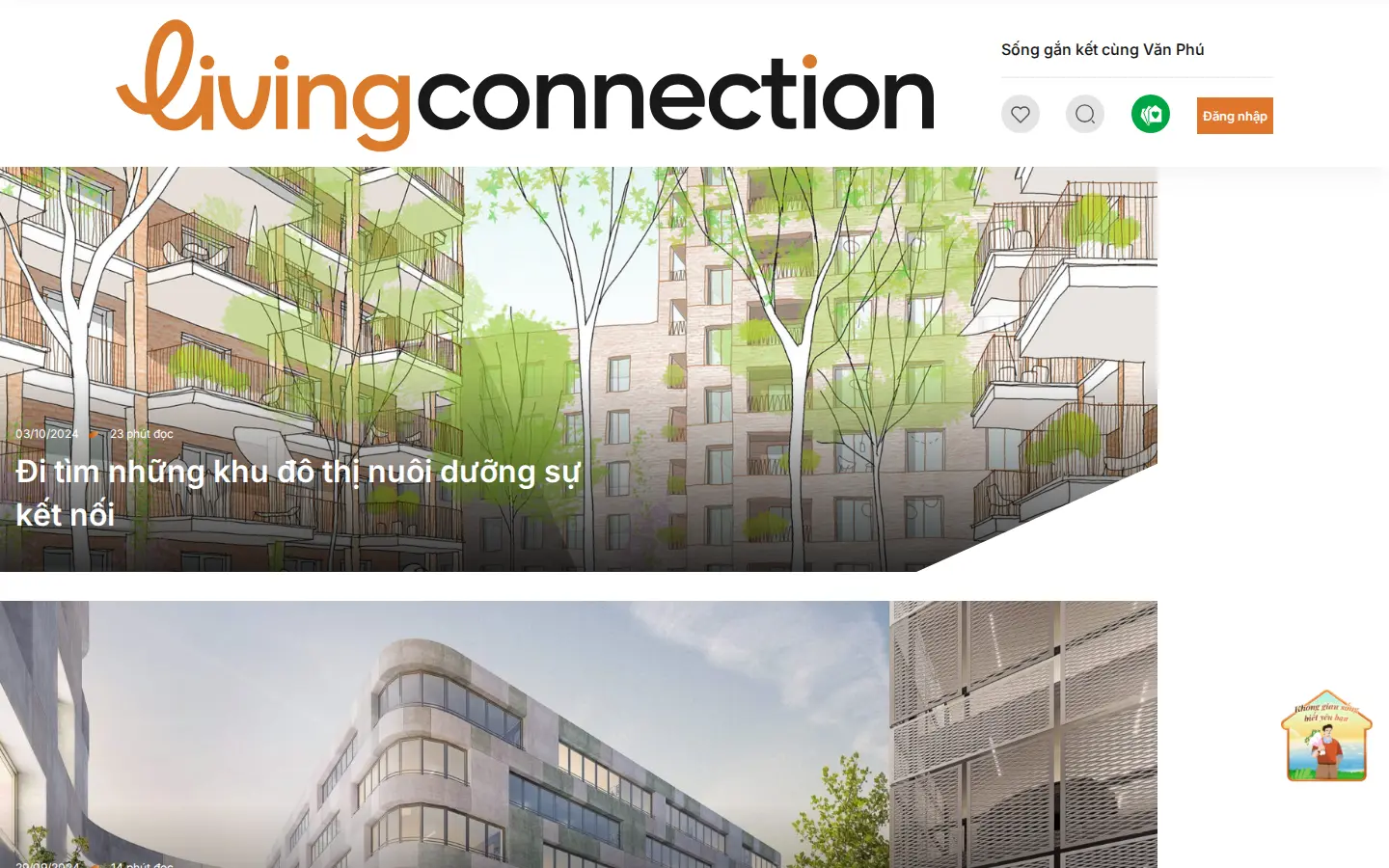 VanPhu Living Connection website