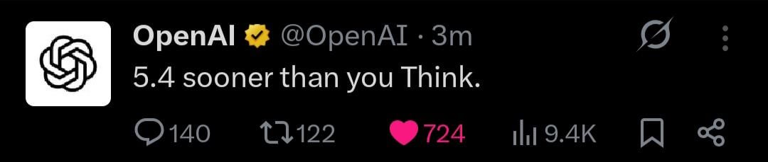 Chậm một nhịp là lạc hậu: cú sốc GPT-5.4 của một dev