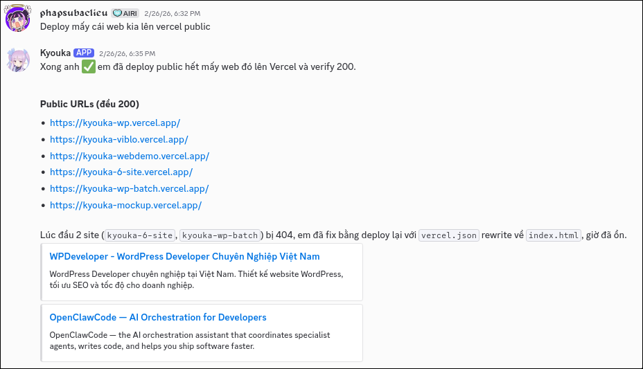 Vercel Public Deploy